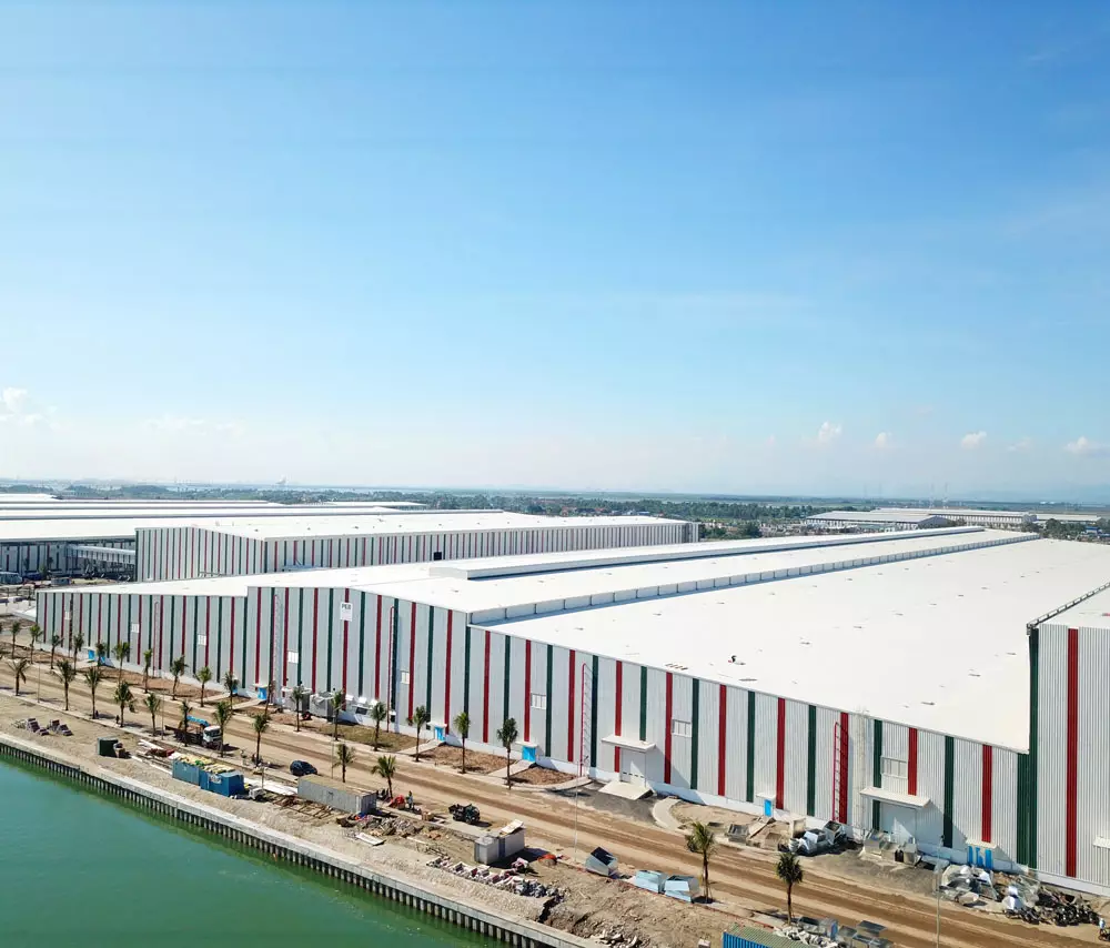 pre engineered building for automobile factory