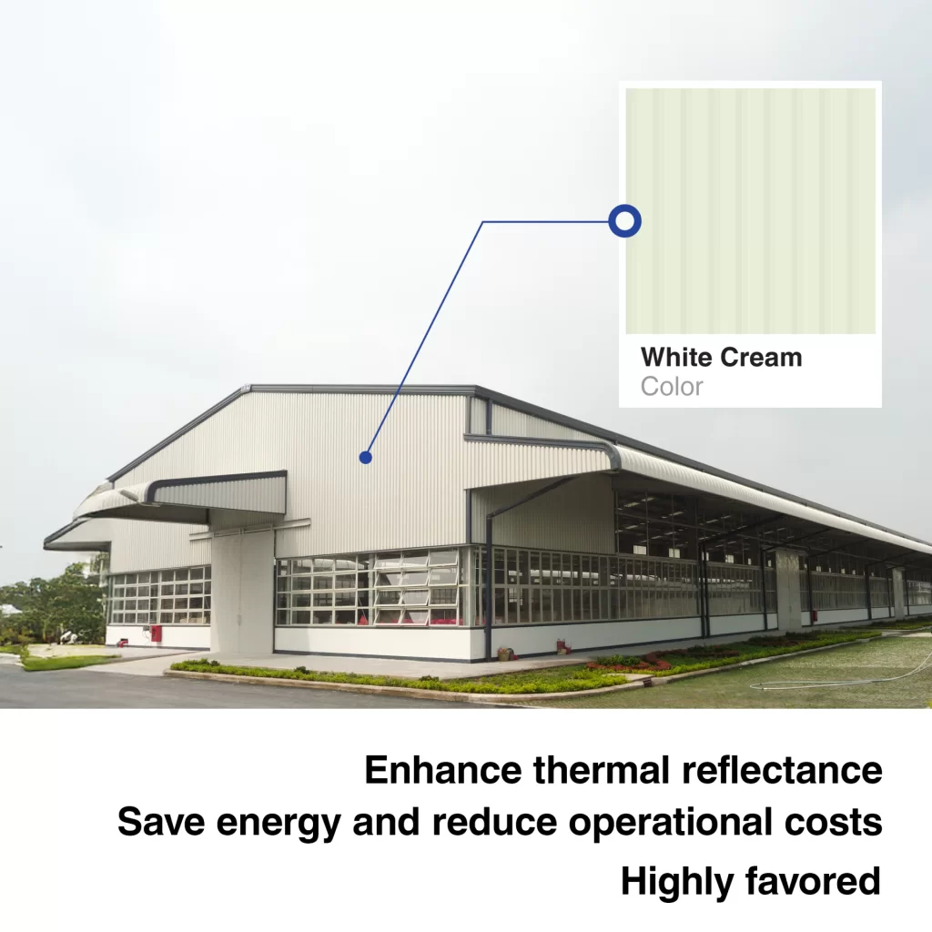 White Cream enhances thermal reflectance